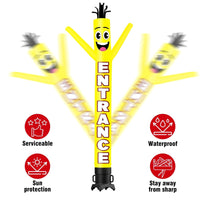 6 10 15 20FT Tall Entrance Waving Inflatable Tube Man(Blower Not Included)