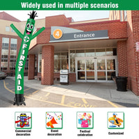6 10 15 20FT Tall First Aid Waving Inflatable Tube Man(Blower Not Included)