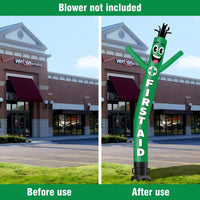 6 10 15 20FT Tall First Aid Waving Inflatable Tube Man(Blower Not Included)
