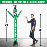 6 10 15 20FT Tall First Aid Waving Inflatable Tube Man(Blower Not Included)
