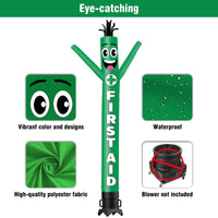 6 10 15 20FT Tall First Aid Waving Inflatable Tube Man(Blower Not Included)
