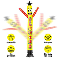 6 10 15 20FT Tall Flower Waving Inflatable Tube Man(Blower Not Included)