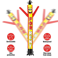 6 10 15 20FT Tall For Rent Waving Inflatable Tube Man(Blower Not Included)