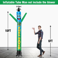 6 10 15 20FT Tall Fuel Saver Waving Inflatable Tube Man(Blower Not Included)