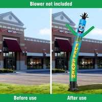 6 10 15 20FT Tall Fuel Saver Waving Inflatable Tube Man(Blower Not Included)
