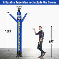 6 10 15 20FT Tall Grand Opening Waving Inflatable Tube Man(Blower Not Included)