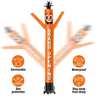 6 10 15 20FT Tall Grand Opening Waving Inflatable Tube Man(Blower Not Included)