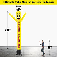 6 10 15 20FT Tall Grand Opening Waving Inflatable Tube Man(Blower Not Included)
