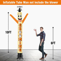 6 10 15 20FT Tall Grooming Waving Inflatable Tube Man(Blower Not Included)