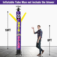 6 10 15 20FT Tall Hair Salon Waving Inflatable Tube Man(Blower Not Included)
