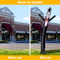 6 10 15 20FT Tall Halloween Vampire Waving Inflatable Tube Man(Blower Not Included)