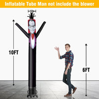 6 10 15 20FT Tall Halloween Vampire Waving Inflatable Tube Man(Blower Not Included)
