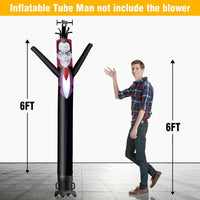 6 10 15 20FT Tall Halloween Vampire Waving Inflatable Tube Man(Blower Not Included)