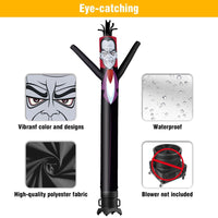 6 10 15 20FT Tall Halloween Vampire Waving Inflatable Tube Man(Blower Not Included)