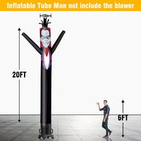 6 10 15 20FT Tall Halloween Vampire Waving Inflatable Tube Man(Blower Not Included)
