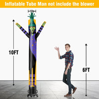 6 10 15 20FT Tall Halloween Witch Waving Inflatable Tube Man(Blower Not Included)