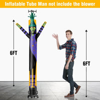 6 10 15 20FT Tall Halloween Witch Waving Inflatable Tube Man(Blower Not Included)