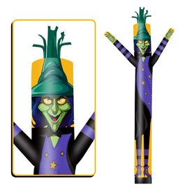 6 10 15 20FT Tall Halloween Witch Waving Inflatable Tube Man(Blower Not Included)