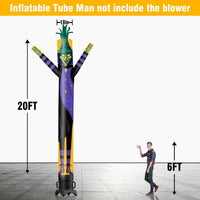 6 10 15 20FT Tall Halloween Witch Waving Inflatable Tube Man(Blower Not Included)