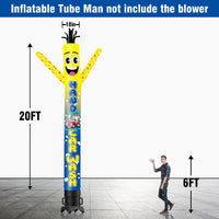 6 10 15 20FT Tall Hand Car Wash Waving Inflatable Tube Man(Blower Not Included)