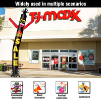 6 10 15 20FT Tall Hot Sale Waving Inflatable Tube Man(Blower Not Included)