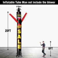 6 10 15 20FT Tall Hot Sale Waving Inflatable Tube Man(Blower Not Included)