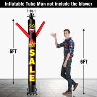 6 10 15 20FT Tall Hot Sale Waving Inflatable Tube Man(Blower Not Included)