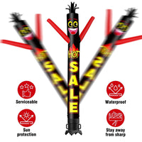 6 10 15 20FT Tall Hot Sale Waving Inflatable Tube Man(Blower Not Included)