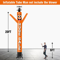 6 10 15 20FT Tall Huge Sale Waving Inflatable Tube Man(Blower Not Included)