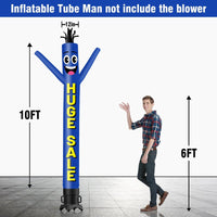6 10 15 20FT Tall Huge Sale Waving Inflatable Tube Man(Blower Not Included)