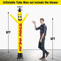 6 10 15 20FT Tall Huge Sale Waving Inflatable Tube Man(Blower Not Included)