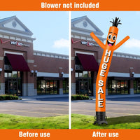 6 10 15 20FT Tall Huge Sale Waving Inflatable Tube Man(Blower Not Included)