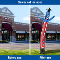 6 10 15 20FT Tall Insurance Waving Inflatable Tube Man(Blower Not Included)