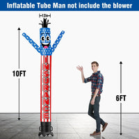 6 10 15 20FT Tall Insurance Waving Inflatable Tube Man(Blower Not Included)