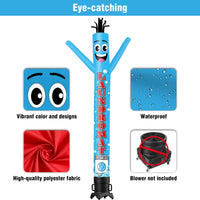 6 10 15 20FT Tall Laundromat Waving Inflatable Tube Man(Blower Not Included)