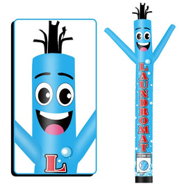 6 10 15 20FT Tall Laundromat Waving Inflatable Tube Man(Blower Not Included)