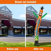 6 10 15 20FT Tall Lottery Waving Inflatable Tube Man(Blower Not Included)