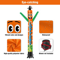 6 10 15 20FT Tall Lottery Waving Inflatable Tube Man(Blower Not Included)