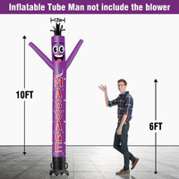 6 10 15 20FT Tall Massage Waving Inflatable Tube Man(Blower Not Included)