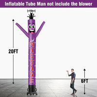 6 10 15 20FT Tall Massage Waving Inflatable Tube Man(Blower Not Included)