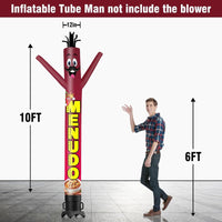 6 10 15 20FT Tall Menudo Waving Inflatable Tube Man(Blower Not Included)
