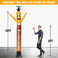 6 10 15 20FT Tall Micheladas Waving Inflatable Tube Man(Blower Not Included)