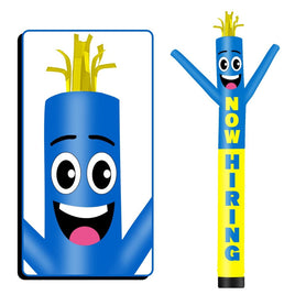6 10 15 20FT Tall Now Hiring Waving Inflatable Tube Man(Blower Not Included)