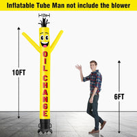 6 10 15 20FT Tall Oil Change Waving Inflatable Tube Man(Blower Not Included)