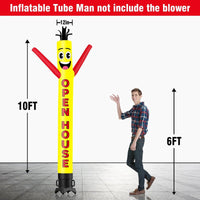 6 10 15 20FT Tall Open House Waving Inflatable Tube Man(Blower Not Included)