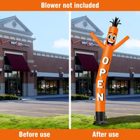 6 10 15 20FT Tall Open Waving Inflatable Tube Man(Blower Not Included)