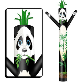 6 10 15 20FT Tall Panda & Bamboo Waving Inflatable Tube Man(Blower Not Included)