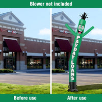 6 10 15 20FT Tall Payday Loans Waving Inflatable Tube Man(Blower Not Included)