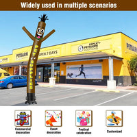 6 10 15 20FT Tall Pet Supplies Waving Inflatable Tube Man(Blower Not Included)