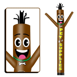 6 10 15 20FT Tall Pet Supplies Waving Inflatable Tube Man(Blower Not Included)